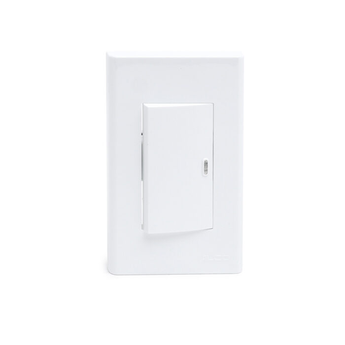 Wide Series 1 Gang 1 Way Switch with LED Set