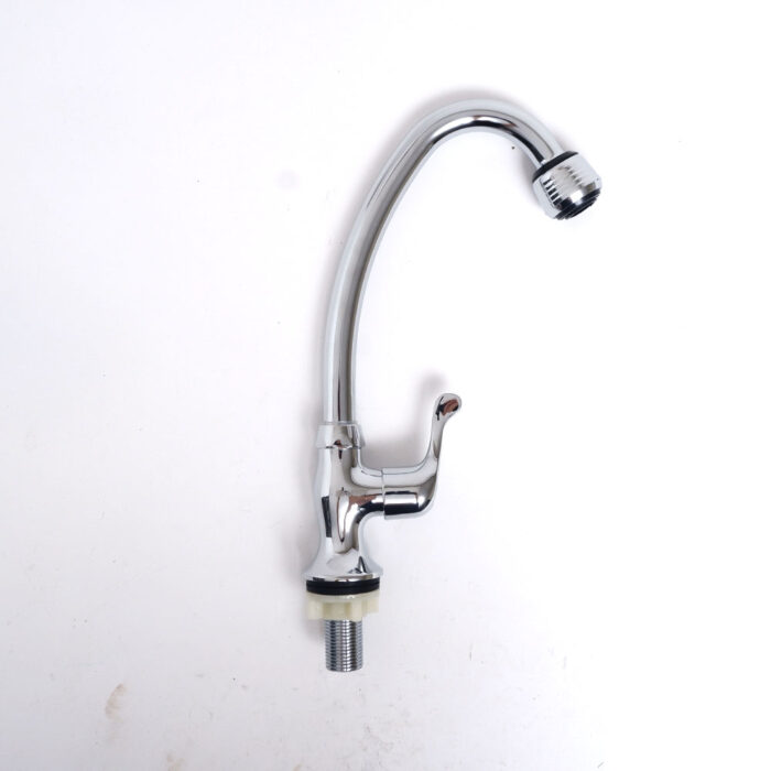 Gooseneck Kitchen Faucet Vertical Tap With Aerator