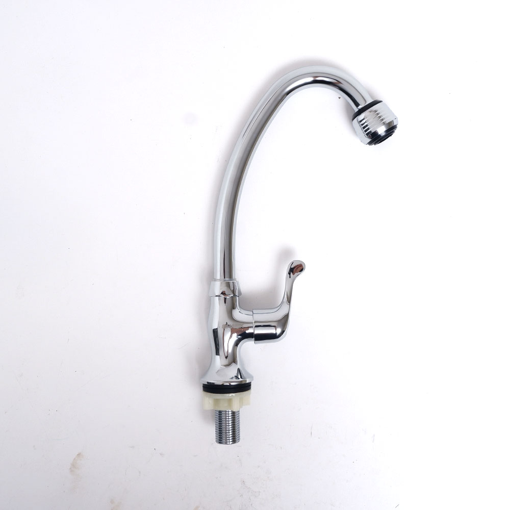 Gooseneck Kitchen Faucet Vertical Tap With Aerator - CMA