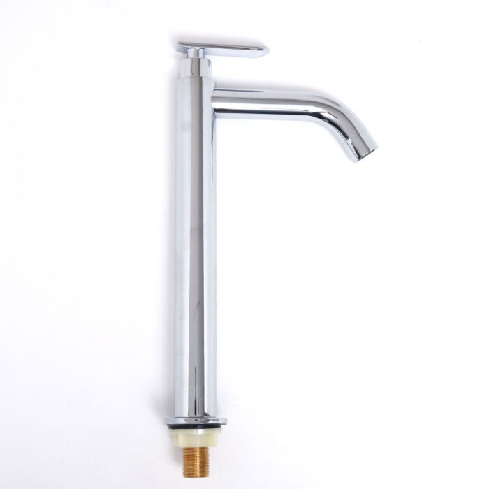 Basin Faucet Stainless Chrome Plated Tall-Cold Line