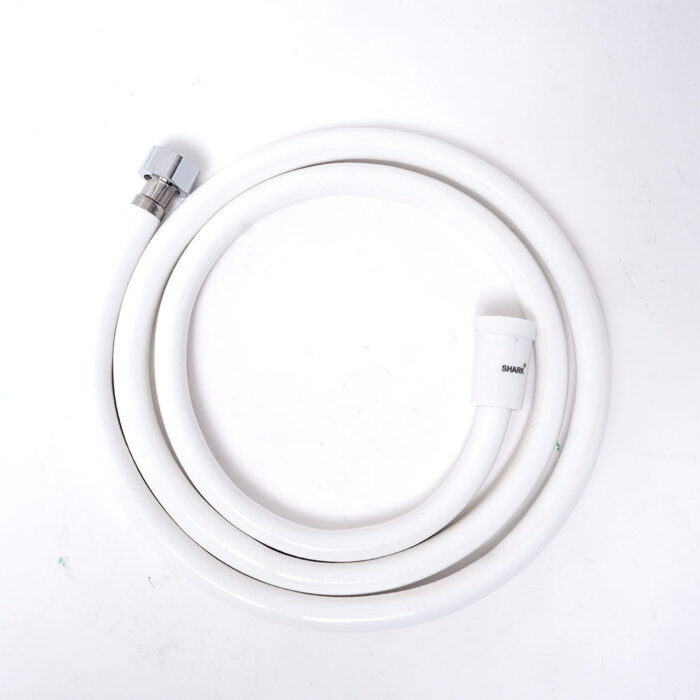 Shower Hose PVC White 1.2m