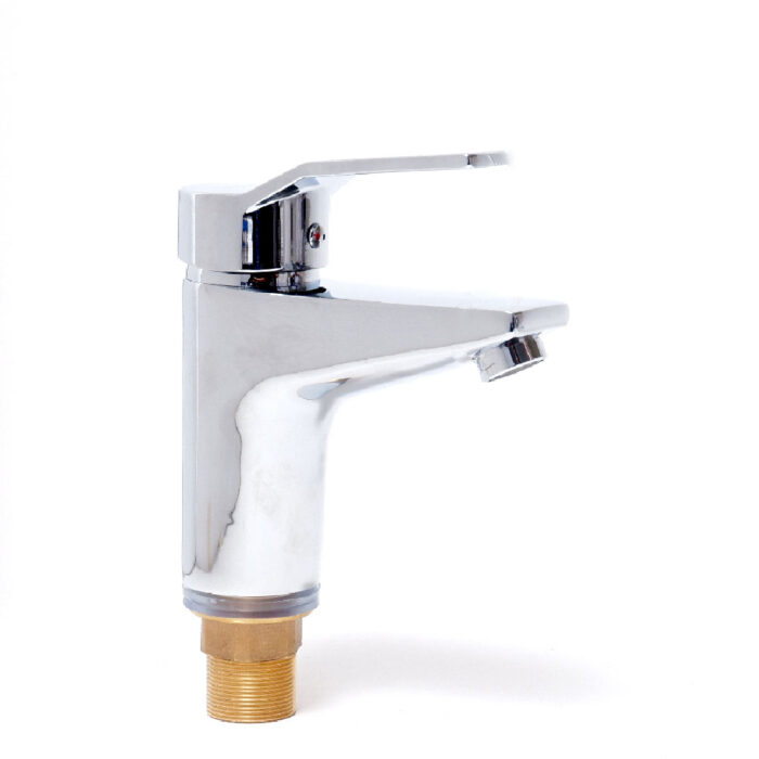 Brass Basin Hot And Cold Mixer Bathroom Faucet - A