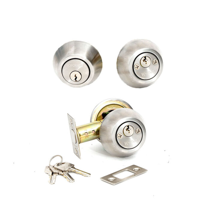 Deadbolt Double Cylinder Chrome Plated