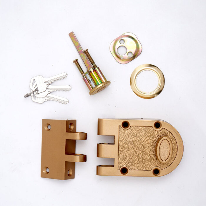 Jimmy Proof Deadlock Single Cylinder Golden