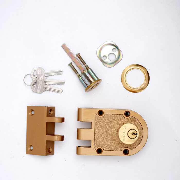 Jimmy Proof Deadlock Double Cylinder Golden