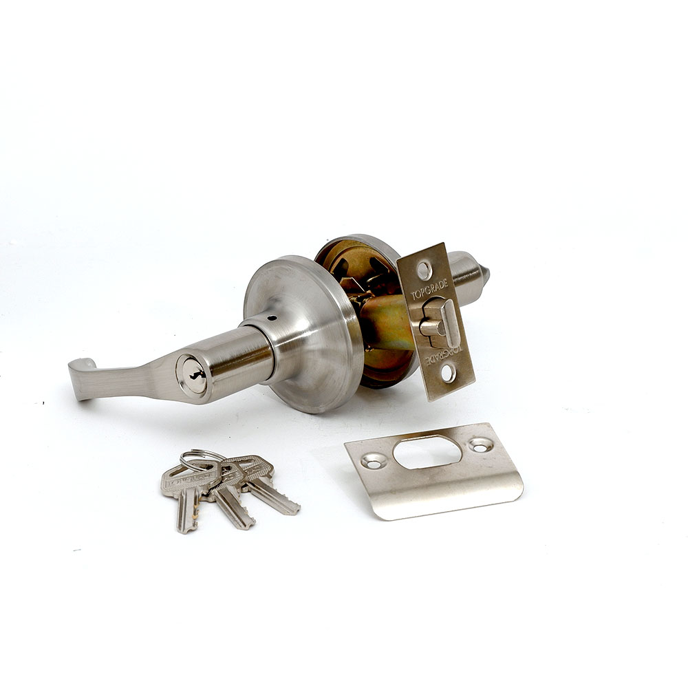 Tubular Lever Lockset Satin Nickel - CMA