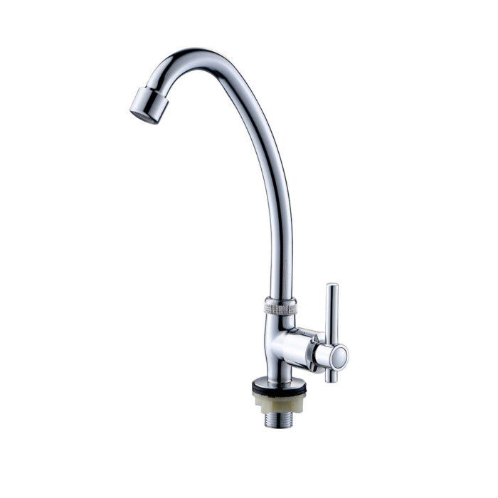 Gooseneck Kitchen Faucet Vertical Tap