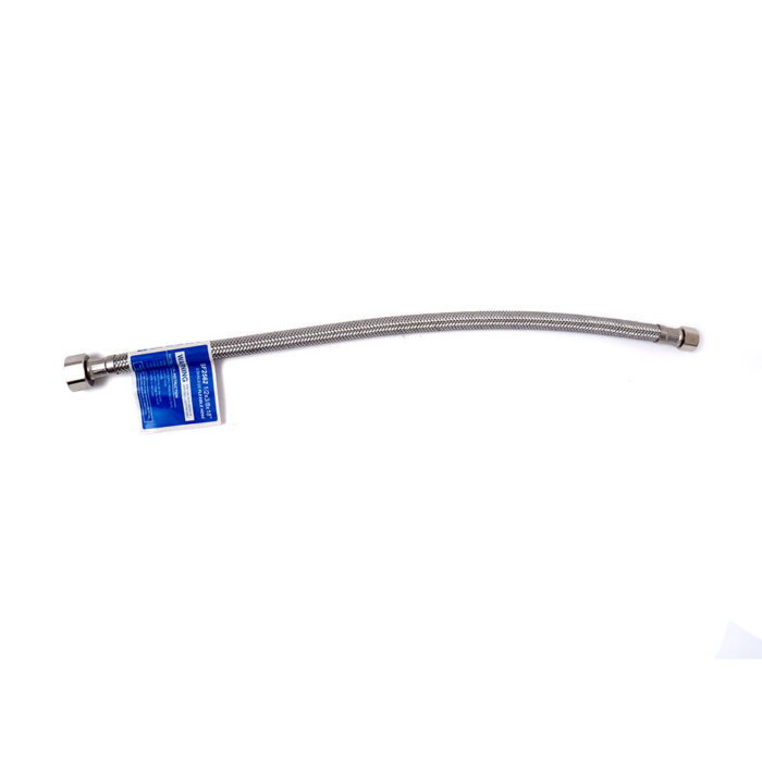 Stainless Flexible Hose 1/2" x 3/8" x 18"