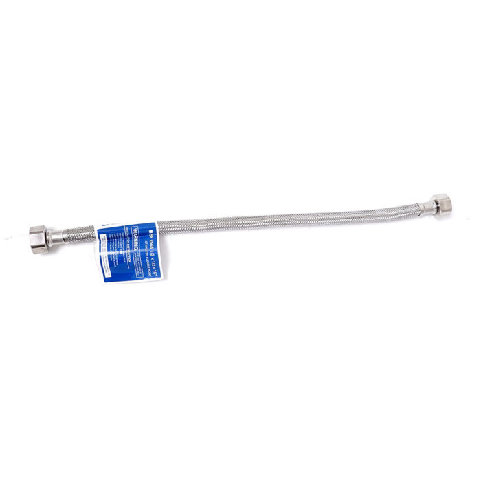 Stainless Flexible Hose 1/2" x 1/2" x 16"