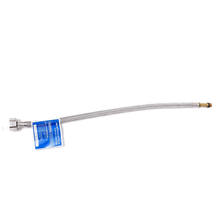 Stainless Flexible Hose 1/2" x M10 x 18"
