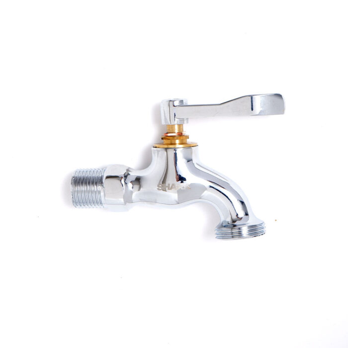 Heavy Duty Chrome Faucet Hose BIBB