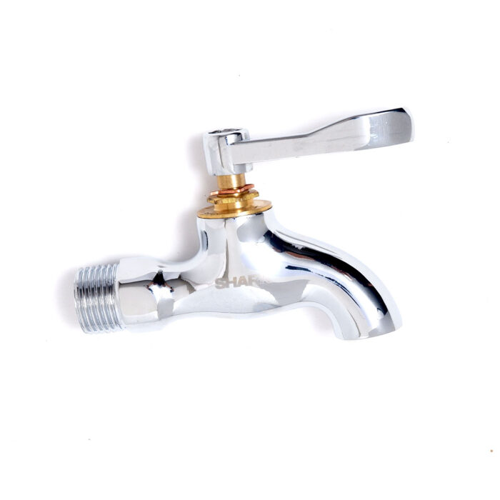Heavy Duty Chrome Faucet Plain BIBB - Big