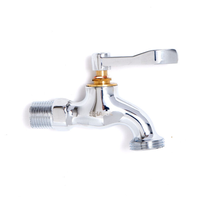 Heavy Duty Chrome Faucet Hose BIBB - Big
