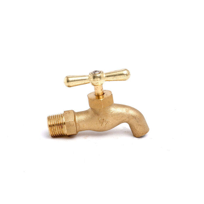 Brass Faucet Plain BIBB - Medium