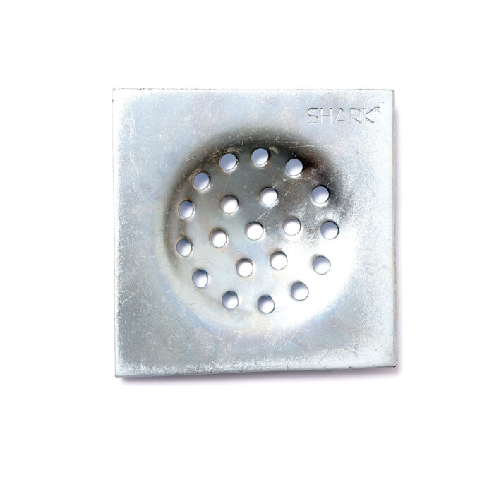Heavy Duty Steel Floor Drain 6" x 6" - Electroplated