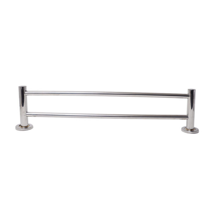 Stainless Towel Bar / Shelf - Double