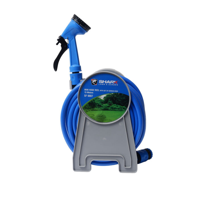 Mini Hose Reel with Set of Garden Hose 15m