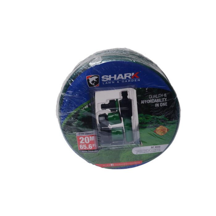 Garden Hose Set with Nozzle & Connector 5/8" x 20m