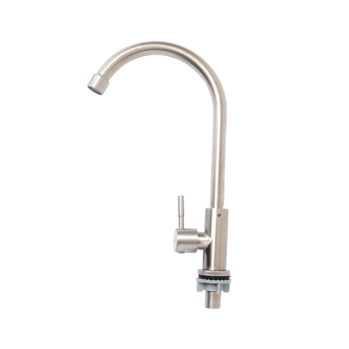 304 Stainless Steel Kitchen Faucet Cold Line - Vertical Type