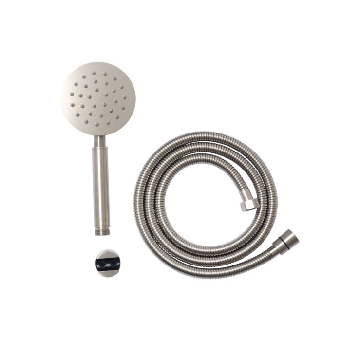304 Stainless Steel Shower with Hose & Holder Set