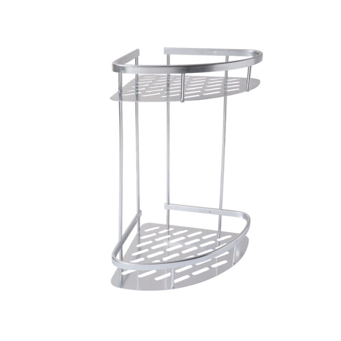 Heavy Duty Aluminum Corner Double Basket