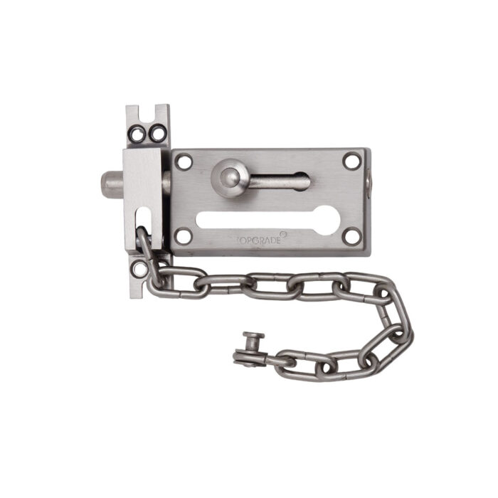 Door Chain & Bolt Satin Nickel