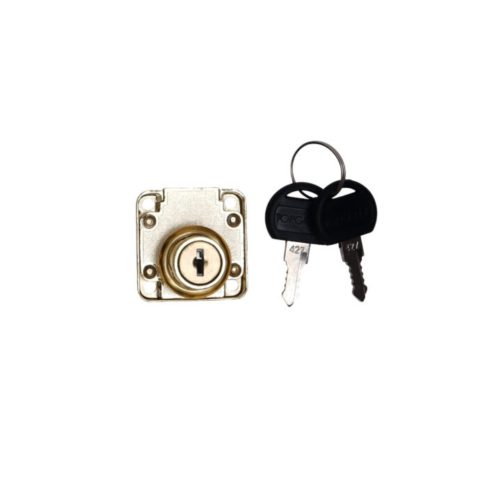 Drawer Lock Brass Plated