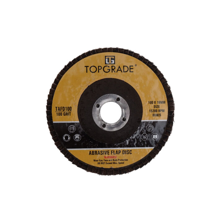 Abrasive Flap Disc #100 Grit - 100 x 16mm