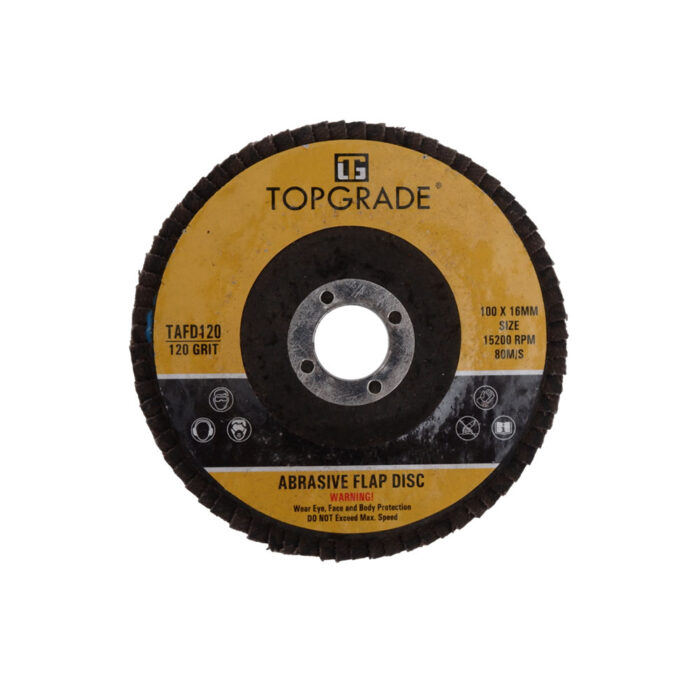 Abrasive Flap Disc #120 Grit - 100 x 16mm