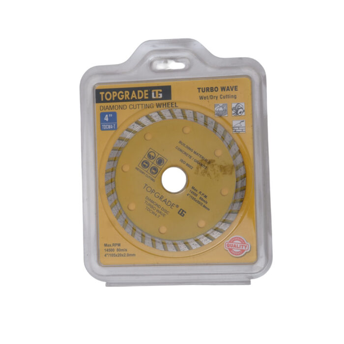 Diamond Cutting Wheel 4" - Turbo Wave